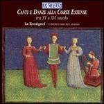 Canti e danze alla corte Estense, XV-XVI sec. - CD Audio