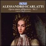 Opera omnia per tastiera vol.1 - CD Audio di Alessandro Scarlatti,Francesco Tasini