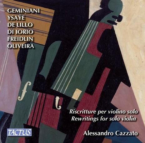 Riscritture per violino solo - CD Audio di Alessandro Cazzato