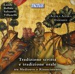 Laude, Ballate, Saltarelli & Villanelle tra Medioevo e Rinascimento - CD Audio di Aquila Altera Ensemble