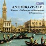 Concerti e Sinfonie per Archi e Continuo - CD Audio di Antonio Vivaldi