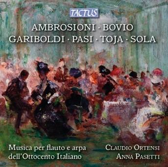 Musica per flauto e arpa dell'ottocento - CD Audio di Claudio Ortensi,Anna Pasetti