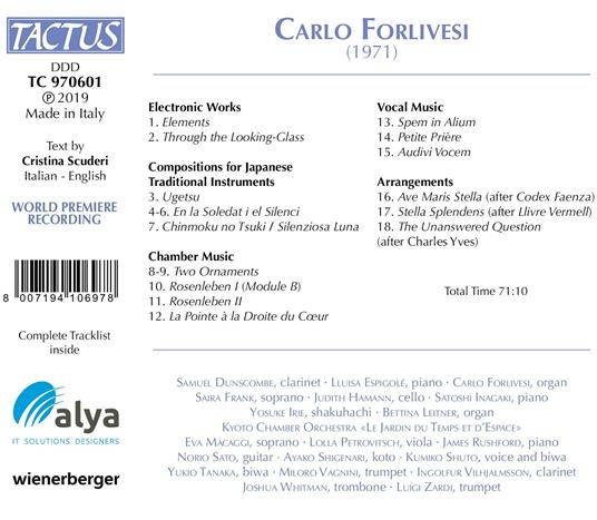 Compositions - CD Audio di Carlo Forlivesi - 2