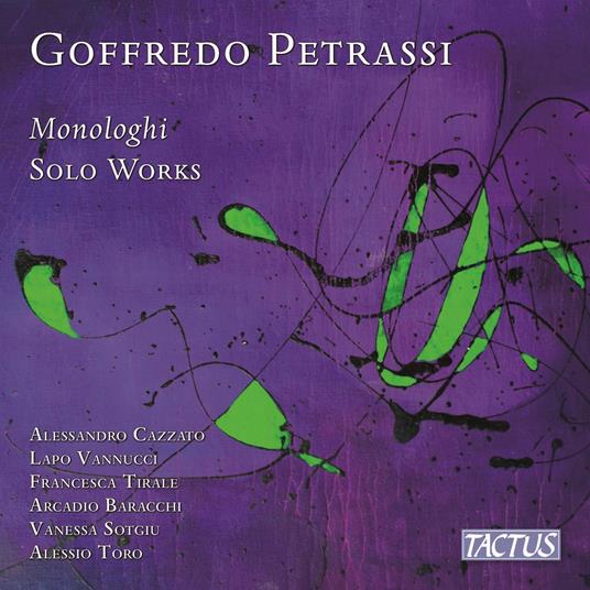 Monologhi - CD Audio di Goffredo Petrassi,Alessandro Cazzato