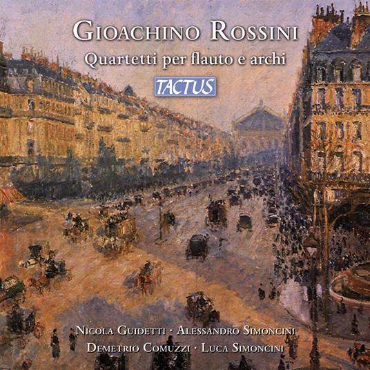 Quartetti per flauto e archi - CD Audio di Gioachino Rossini