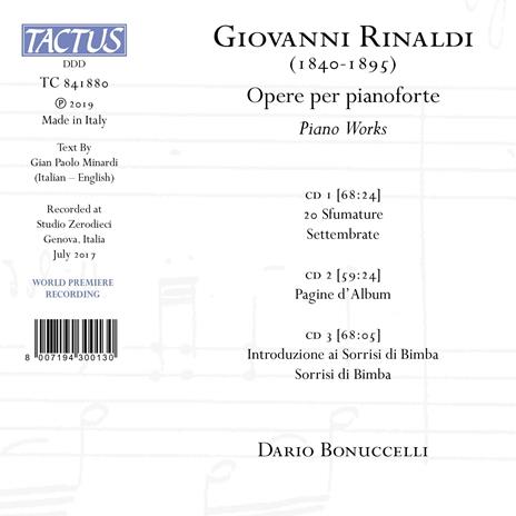 Piano Works - CD Audio di Dario Bonuccelli,Giovanni Rinaldi - 2