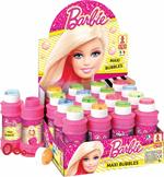 Bolle di Sapone Barbie. Flacone Maxi 175 Ml Display 16 Pz