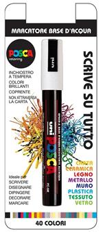 Uni Posca Punta Media Bianco