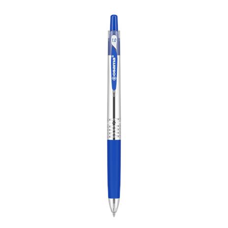 Penna a sfera Obg scatto, Blu. Confezione 10 pezzi - 2