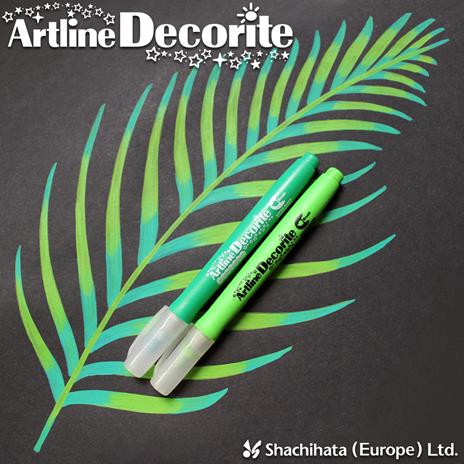 Marcatore Decorite punta pennello Basic. Confezione 4 pezzi - 7