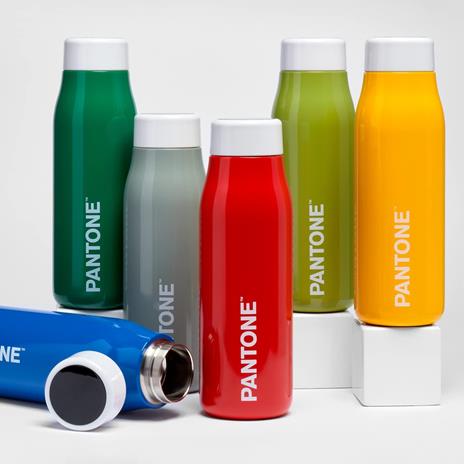 Pantone - Borraccia Termica con Display Digitale Touch Screen. In acciaio inossidabile - 500ml, Verde Chiaro - 4