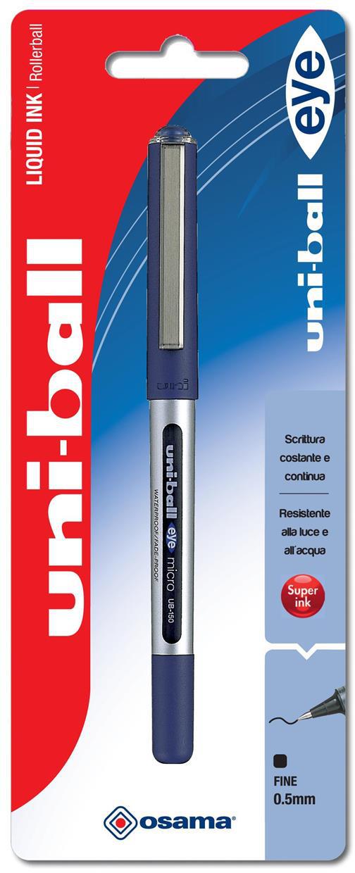 Uniball Eye Roller Liquik Ink. Blu