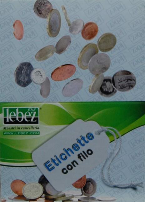 Lebez Confezione 1000 Etichette Con Filo Misura 9X24 Mm - 4