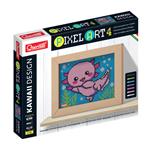 Pixel Art 4 Kawaii Design Axolotl