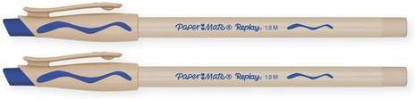 Penna cancellabile Papermate Replay Blu - Blister da 2 - 3