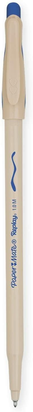 Penna cancellabile Papermate Replay Blu - Blister da 2 - 5