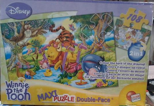 Puzzle Double Face Supermaxi 108 Winnie The Pooh