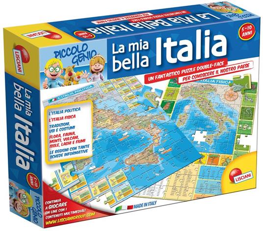 I'm A Genius Geopuzzle La Mia Bella Italia