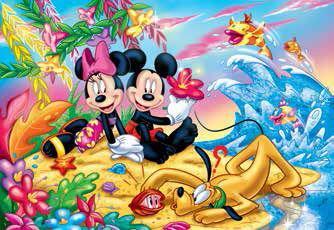 Disney Puzzle Df Plus 250 Mickey Mouse On The Beach
