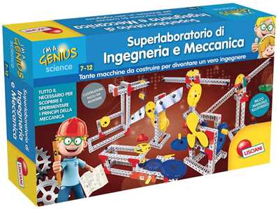 Giocattolo Piccolo Genio. Laboratorio di ingegneria e meccanica Lisciani