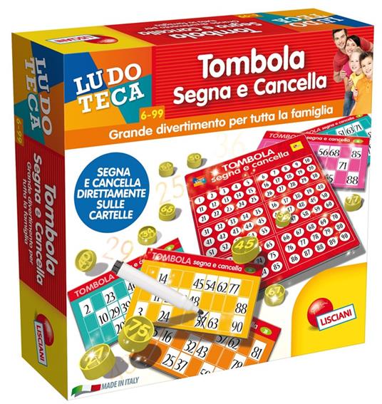 Ludoteca Tombola Segna e Cancella 48 Cartelle - 54