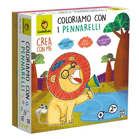 Ludattica Crea Con Me Coloriamo Con I Pennarelli
