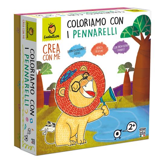 Ludattica Crea Con Me Coloriamo Con I Pennarelli