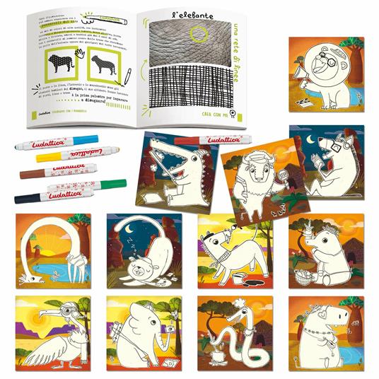 Ludattica Crea Con Me Coloriamo Con I Pennarelli - 2