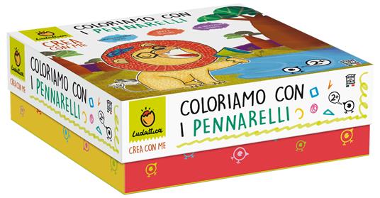 Ludattica Crea Con Me Coloriamo Con I Pennarelli - 3