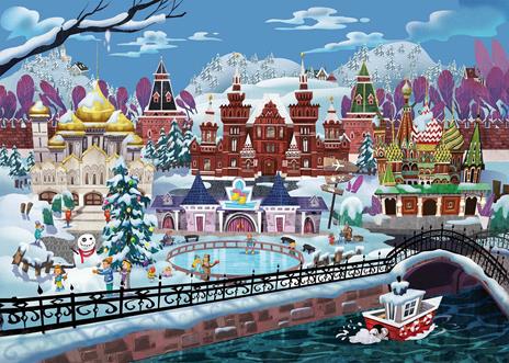 Ludattica Puzzle In Valigetta Ottagonale Moscow - 2