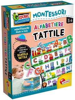 Giocattolo Montessori Plus Alfabeto Tattile Lisciani