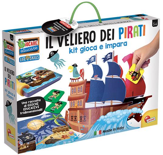 Il veliero dei pirati gioca e impara kit