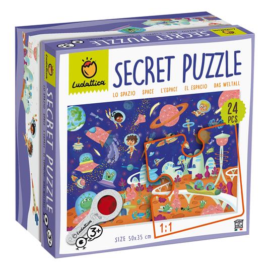 Ludattica Secret Puzzle 24 Pcs Lo Spazio
