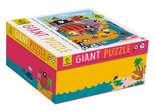 Ludattica Giant Puzzle 48 Pcs La Nave Dei Pirati - 2
