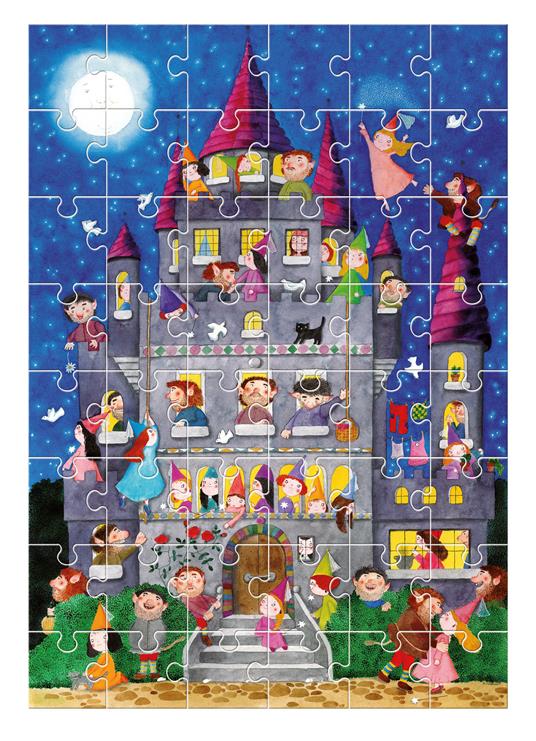 Ludattica Giant Puzzle 48 Pcs Le Fate E Gli Orchi