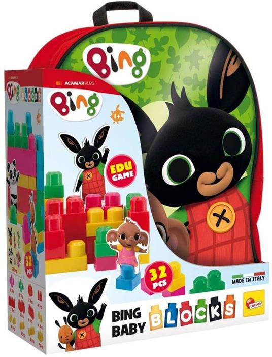 Bing Zainetto Baby Blocks Rosso - 2