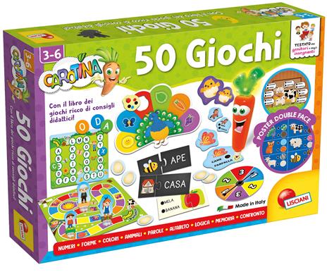 Carotina Penna Parlante 50 Giochi - quiz per bambini