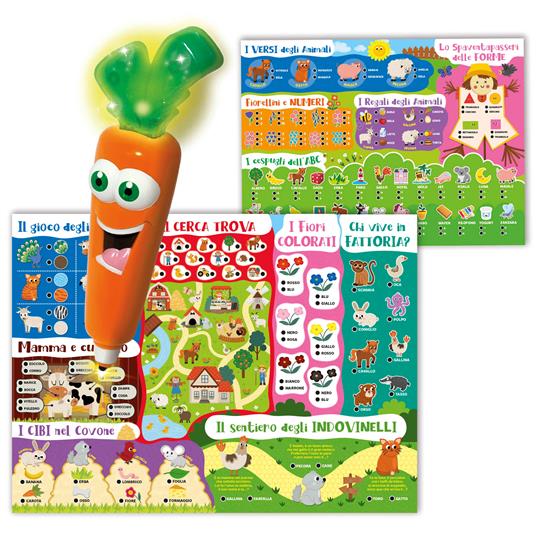 Carotina Penna Parlante 50 Giochi - quiz per bambini - 4