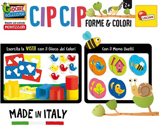 Montessori Cip Cip Forme e Colori - 4