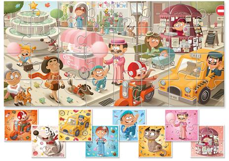 The city. Baby puzzle collection - 2