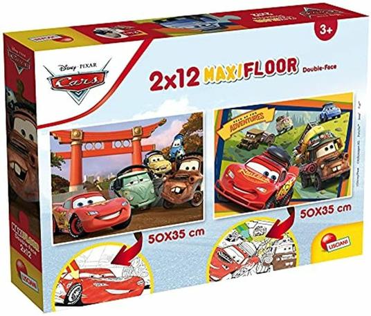 Disney Puzzle Supermaxi 2 X 12 Cars