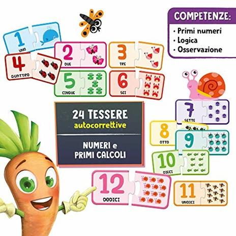 Carotina Quadrotte Numeri Allegrotti - 3