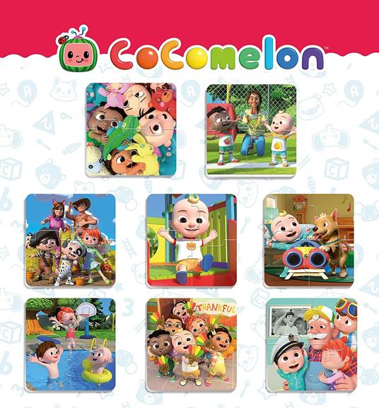 Liscianigiochi- Italia Cocomelon DF Maxifloor 2 x 24-Start The Day with