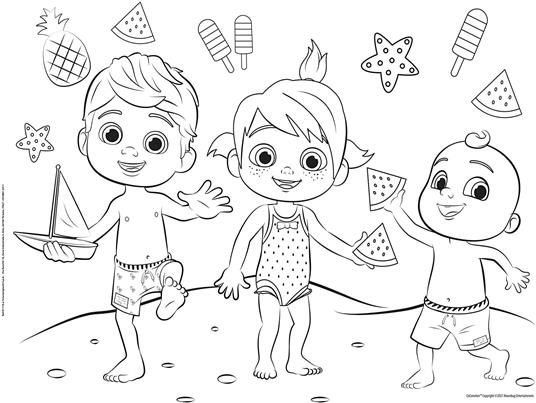 Cocomelon Df Maxifloor 2 X 24  - Be Kind To Everyone! - 5