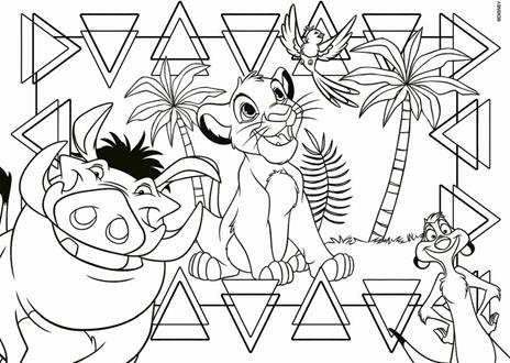 Disney Puzzle Df Maxi Floor 60 Re Leone - 3