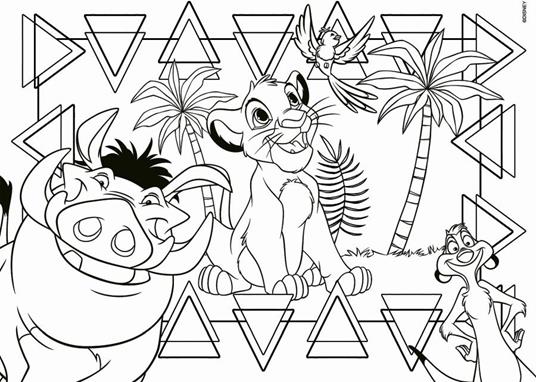 Disney Puzzle Df Maxi Floor 60 Re Leone - 3