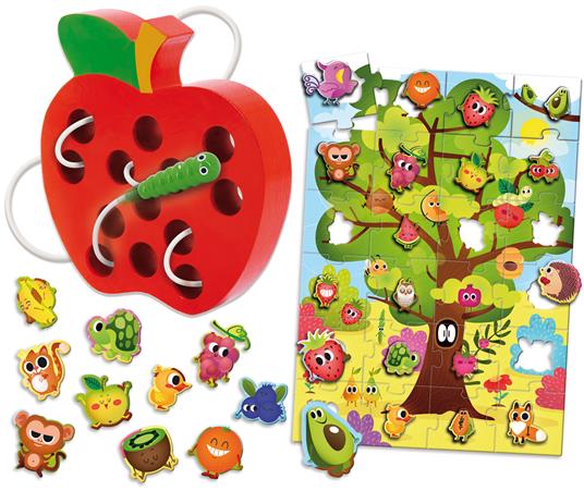 Montessori Legno Bruco Fruits&Co - 2
