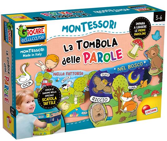 Montessori Maxi Tombola Lettere E Parole