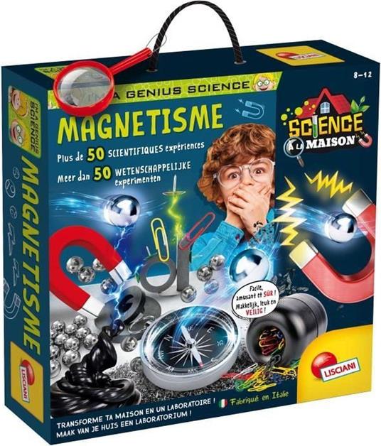 SONO UN GENIO Kit scientifico per 50 esperimenti sul magnetismo