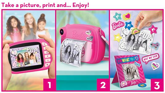 Barbie Print Cam Hi-Tech - 3